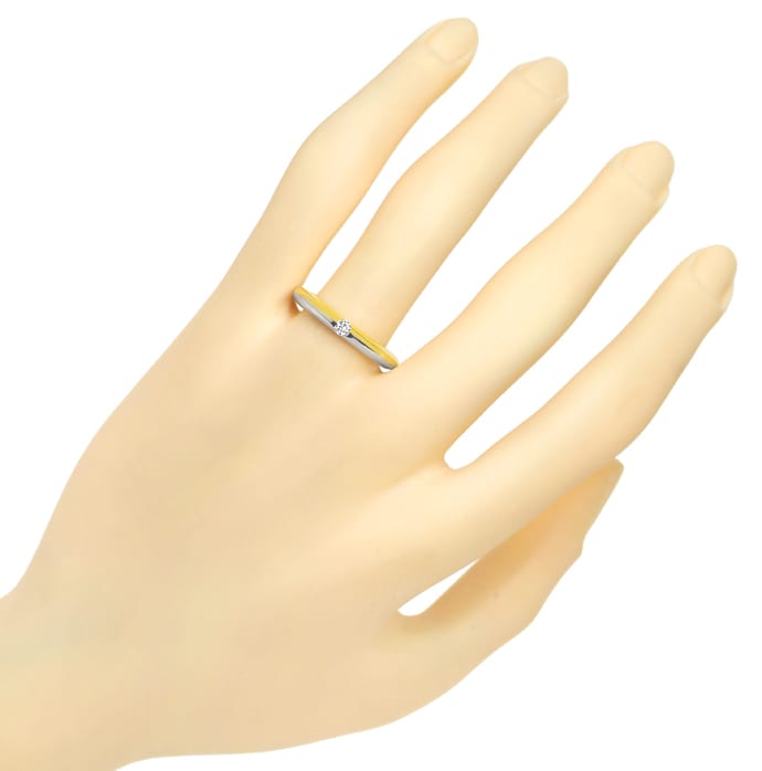 Foto 4 - Brillant-Ring in 750er Gelbgold und Weißgold, S2061