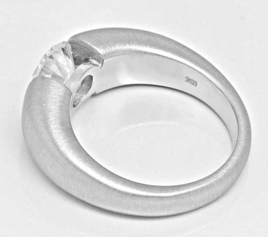 Foto 3 - Diamant-Spann Ring 1,89ct Brillant G Si, 18K Wg Schmuck, S4141